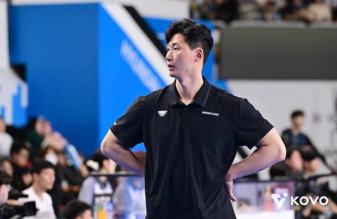 박철우 우리카드 감독 대행 [한국배구연맹 제공. 재판매 및 DB 금지]