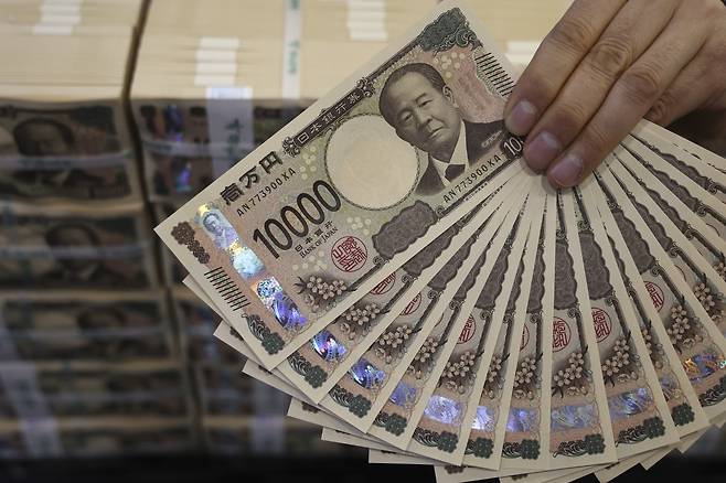 1만엔 엔화 지폐(연합뉴스)