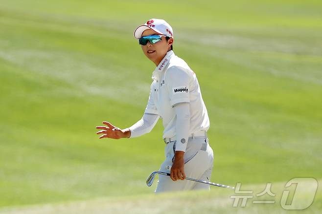 LPGA의 김효주. ⓒ AFP=뉴스1