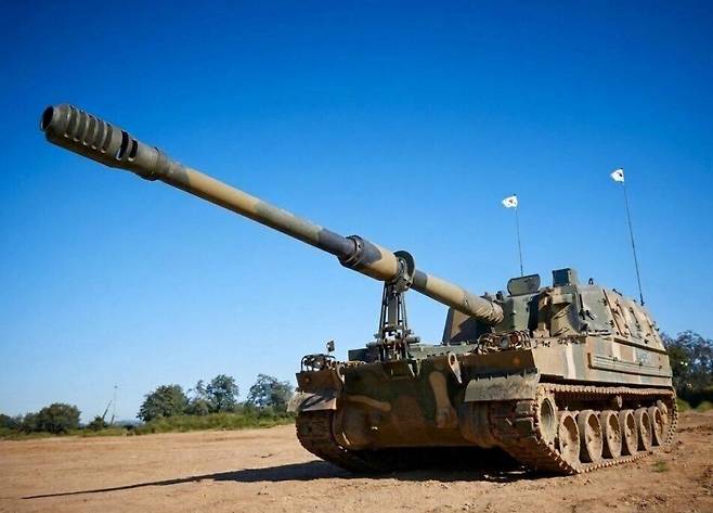 한화에어로스페이스의 K-9 자주포./한화에어로스페이스 제공