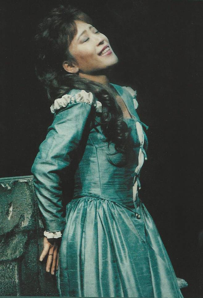 1986년 베르디 오페라 ‘리골레토’의 질다역으로 국제 무대에 데뷔한 조수미. [중앙포토]