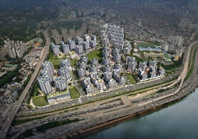 한남5구역 조감도