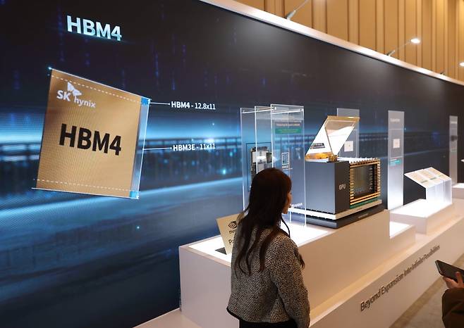 지난 1월 미국 라스베이거스에서 열린 CES2026에 참가한 SK하이닉스 부스. 연합뉴스