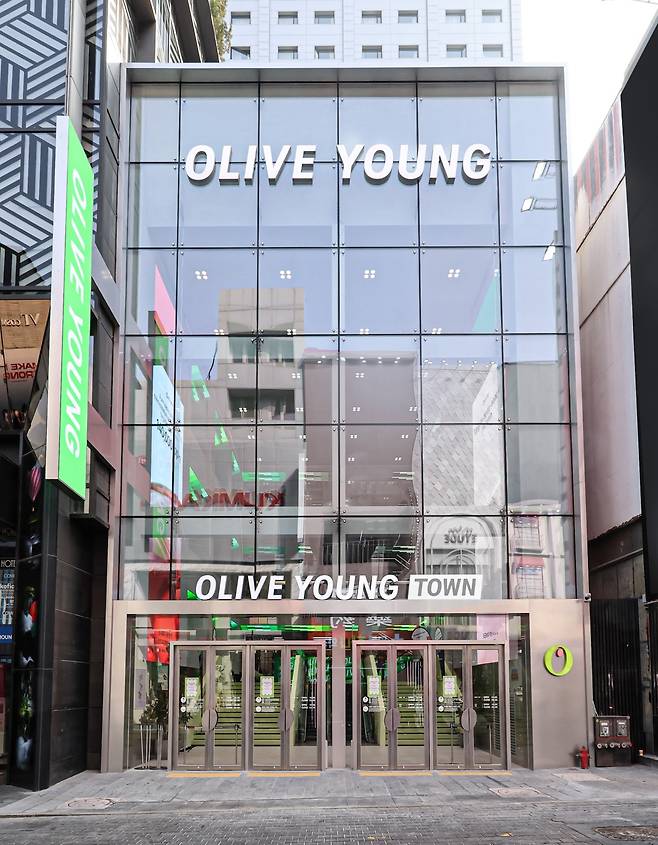 Olive Young Central Myeongdong Town in central Seoul (CJ Olive Young)