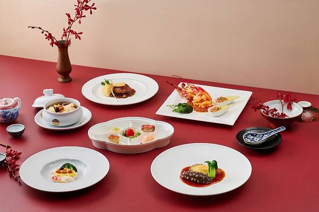 서울 여의도 63빌딩 ‘63 스카이라인 다이닝’ 내 백리향의 천향 코스. 한화호텔앤드리조트