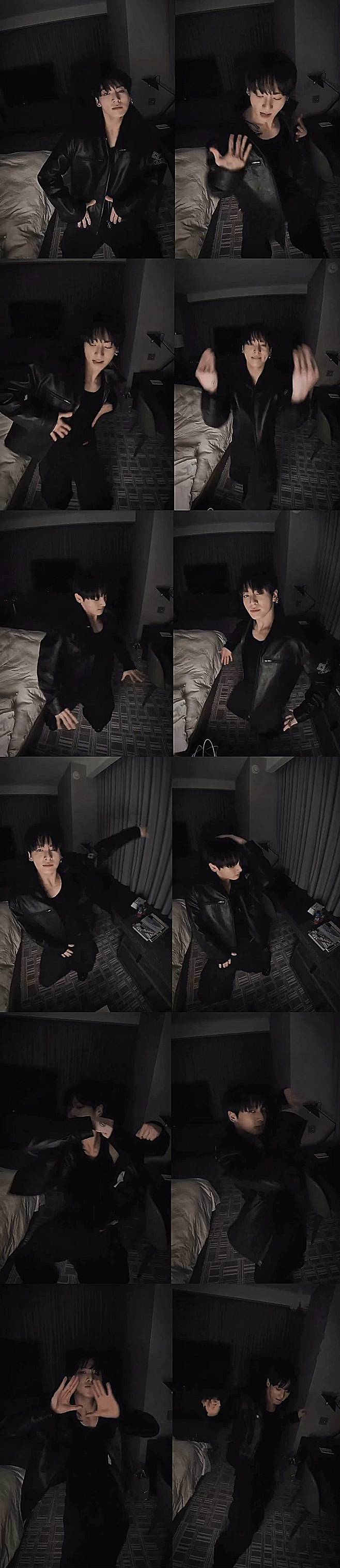 19시간만 2410만뷰↑ 방탄소년단 정국, 도파민 팡팡 파워풀 칼각 댄스 공개..'어나더 레벨'