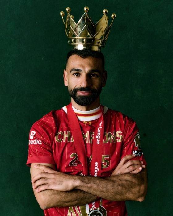 2024~2025시즌 잉글랜드 프리미어리그(EPL) 득점왕에 올랐던 모하메드 살라. /사진=리버풀 공식 사회관계망서비스(SNS)