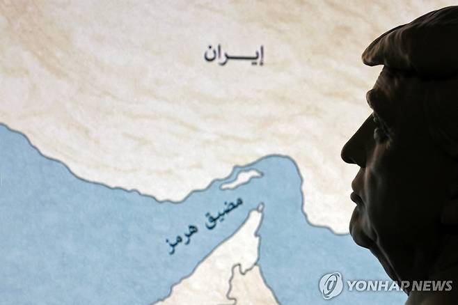 이란 남부에 있는 '글로벌 에너지 동맥' 호르무즈 해협 [로이터 연합뉴스 자료사진. 재판매 및 DB 금지]