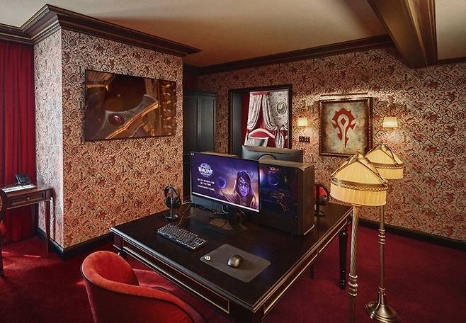 블리자드 협업 테마룸(레스케이프호텔서울명동 제공)