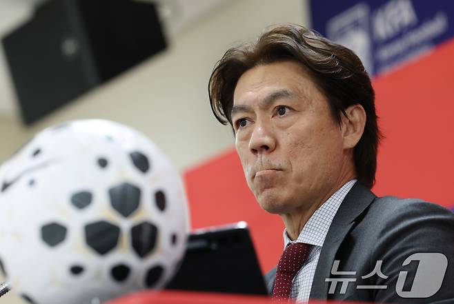 홍명보 축구 국가대표팀 감독. ⓒ 뉴스1 김영운 기자
