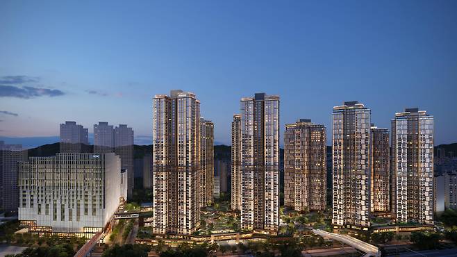 HDC현대산업개발이 개발하는 서울원 아이파크 투시도. /HDC현대산업개발 제공