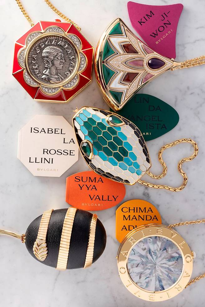 불가리를 대표하는 다섯 개의 아이콘이 모였다. 사진 불가리