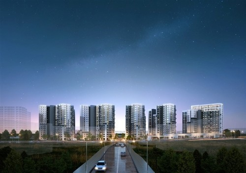 서울 강서구 방화동 래미안엘라비네 투시도. [삼성물산]