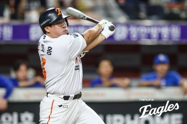 한화에서 다소 힘든 시기를 보냈던 안치홍. 사진=한화 제공