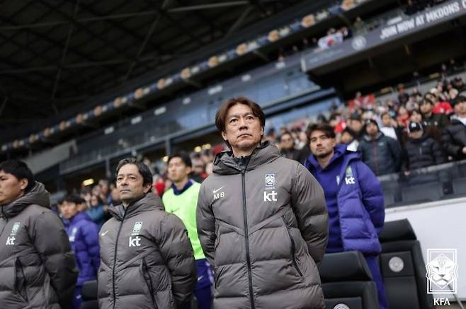 한국 축구 대표팀 홍명보 감독. 사진=대한축구협회