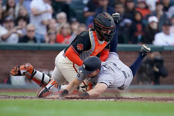 라모스의 완벽한 송구는 추가 실점을 막았다. 사진= Cary Edmondson-Imagn Images= 연합뉴스 제공