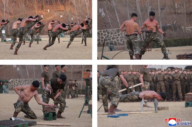 김정은, 총참모부 작전국 직속 특수부대 훈련 참관 - 김정은 북한 국무위원장이 총참모부 작전국 직속 특수작전훈련부대 전투원들의 훈련 실태를 점검하고 훈련을 참관했다고 조선중앙통신이 29일 보도했다. 2026.3.29 연합뉴스