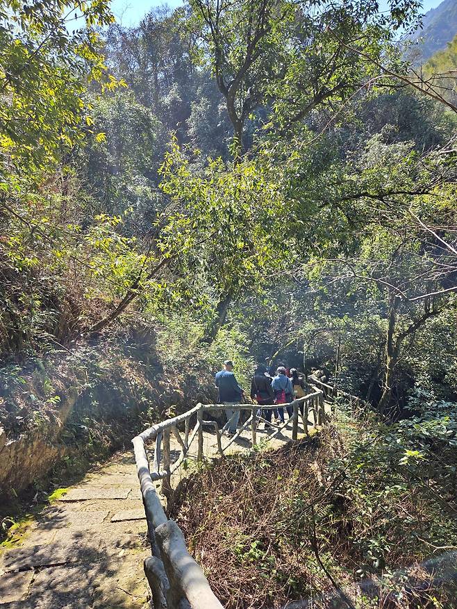 구공산 석룡협 트레킹. 사진|강석봉 기자