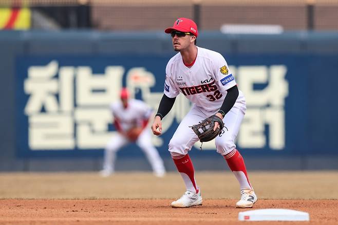 KIA 타이거즈 아시아쿼터 내야수 제리드 데일. /사진=KIA 타이거즈 제공