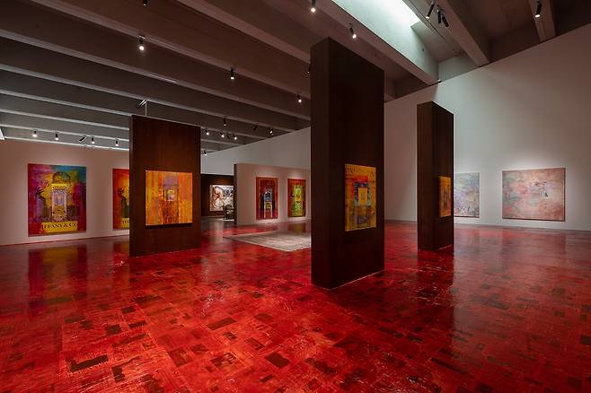 맨디 엘-사예 개인전 '테레사 이후' 전시 전경 [스페이스K 서울 제공. 재판매 및 DB 금지