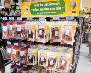 베트남 매장 내 네츄럴코어 제품 [네츄럴코어 제공]