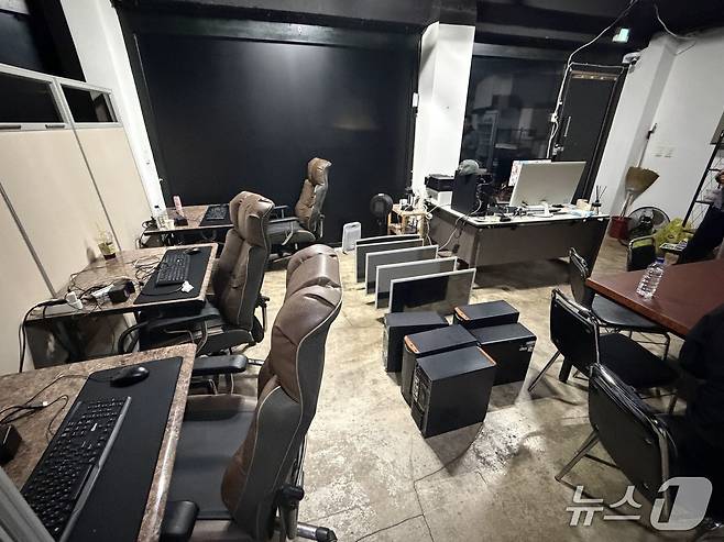 충북 청주시 용정동의 한 사행성 PC방./장예린 기자