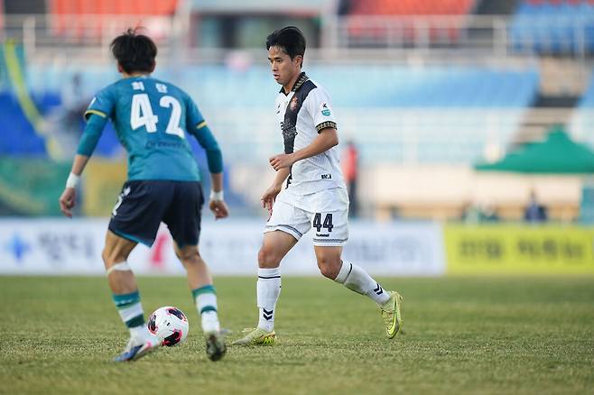 경남FC 김정현. /사진=경남FC