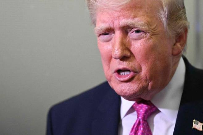 도널드 트럼프 미국 대통령. AFP연합뉴스