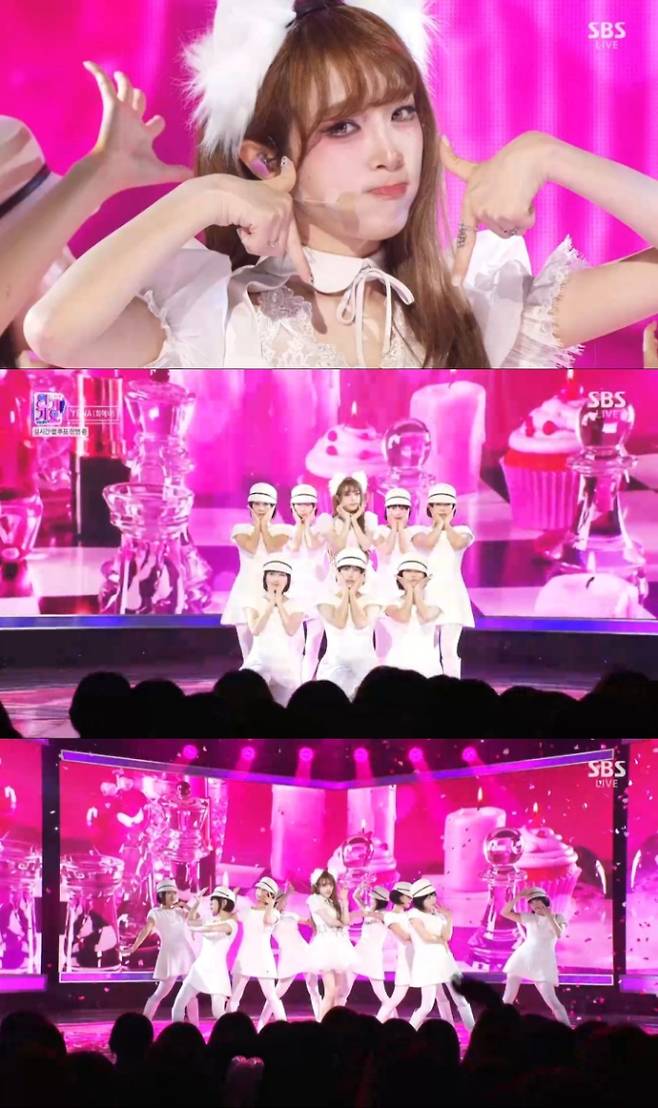 ‘캐치 캐치’ 최예나, 예나 코어 각인 완료 (제공: SBS ‘인기가요’ 방송 화면 캡처)