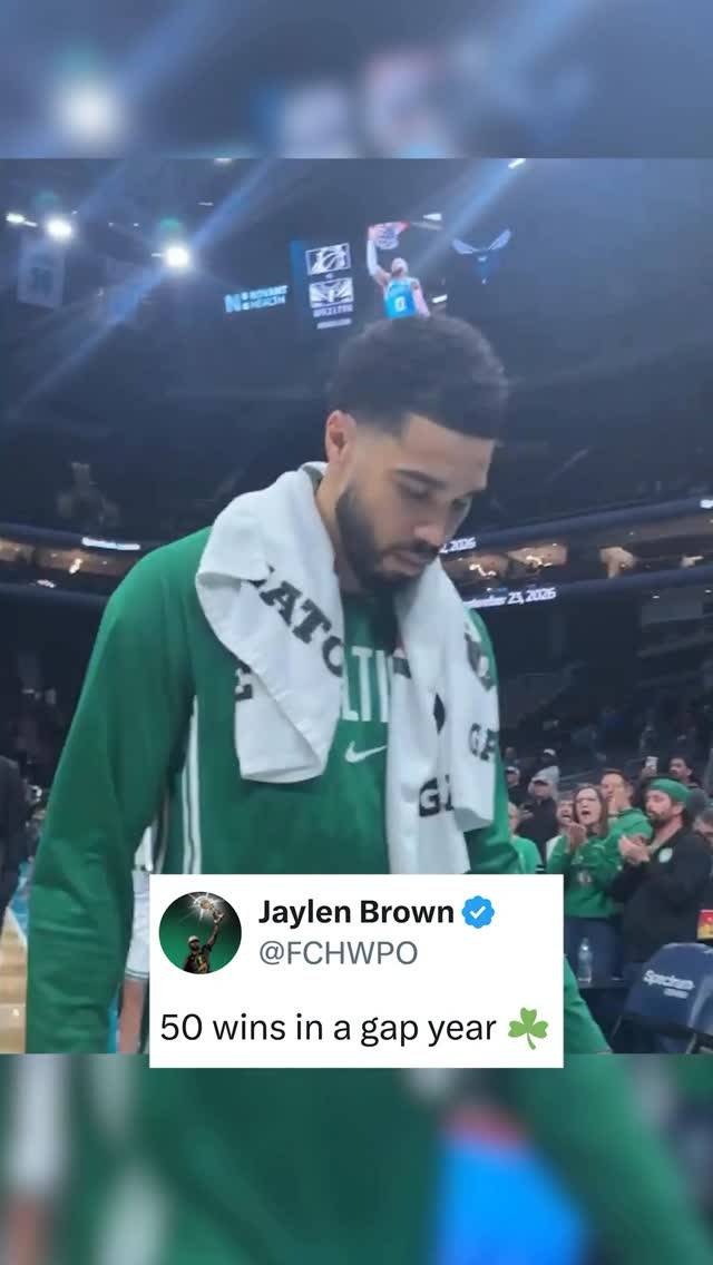 30일 샬럿을 제압하고 시즌 50승 고지를 밟으며 12시즌 연속 플레이오프(PO) 진출을 확정한 보스턴. 이날 부상으로 휴식을 취한 브라운은 "쉬어가는 해에 50승을 거뒀다"며 자신들을 의심한 이들을 조롱했다. 사진=ESPN SNS