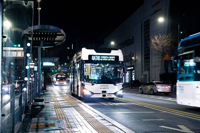 서울시 자율주행버스 A741의 모습. [서울시]