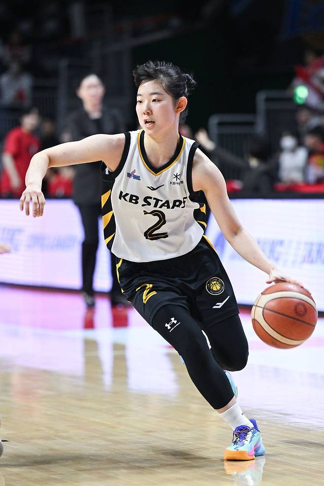 [서울=뉴시스] 여자프로농구 청주 KB국민은행의 허예은. (사진=WKBL 제공)