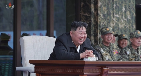 활짝 웃는 김정은 북한 국무위원장. 조선중앙통신 연합뉴스