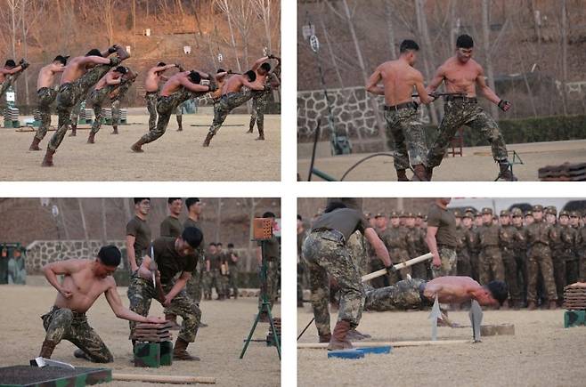 노동신문은 29일 김정은이 인민군 총참모부 작전국 직속 특수작전훈련기지를 방문했다고 보도했다. 노동신문 뉴스1