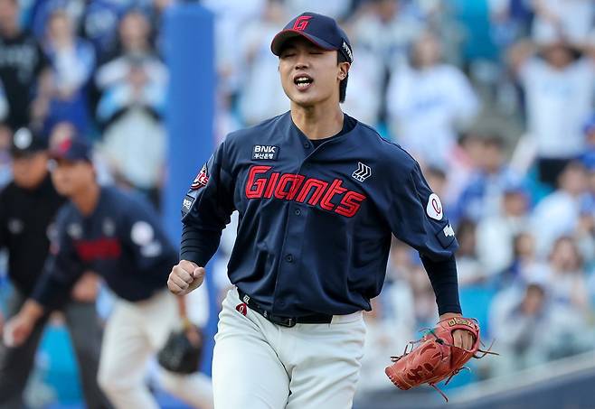 프로에 갓 입단한 한화 오재원, 롯데 박정민(사진), KT 이강민은 28, 29일 개막 2연전서 눈부신 활약으로 팀의 2연승에 힘을 보탰다. 사진제공|롯데 자이언츠