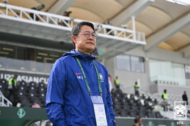 이민성 U-23 축구대표팀 감독. 대한축구협회 제공