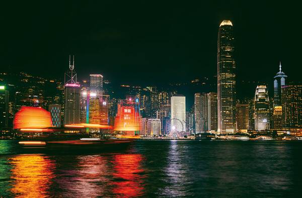 침사추이에서 본 홍콩 야경