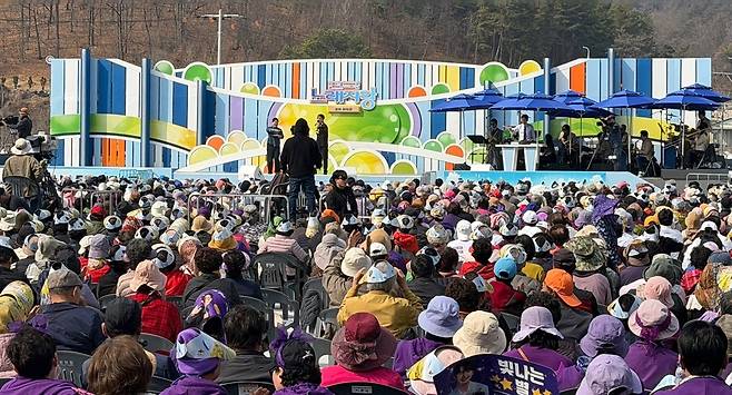 ‘KBS 전국노래자랑 의성군편’ 녹화 장면. /의성군 제공
