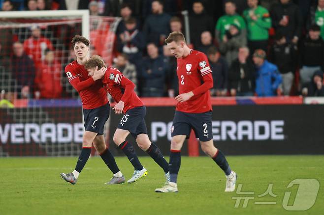 UEFA 플레이오프를 홈에서 치르는 체코. ⓒ AFP=뉴스1