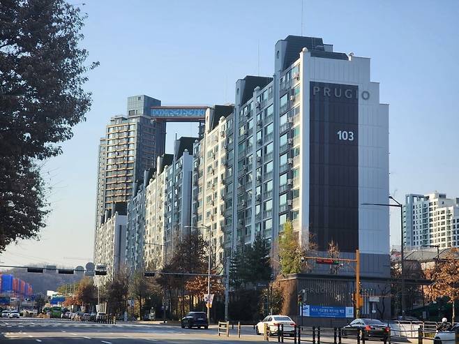 서울 서초구 반포동 반포푸르지오 전경. 삼성물산 제공