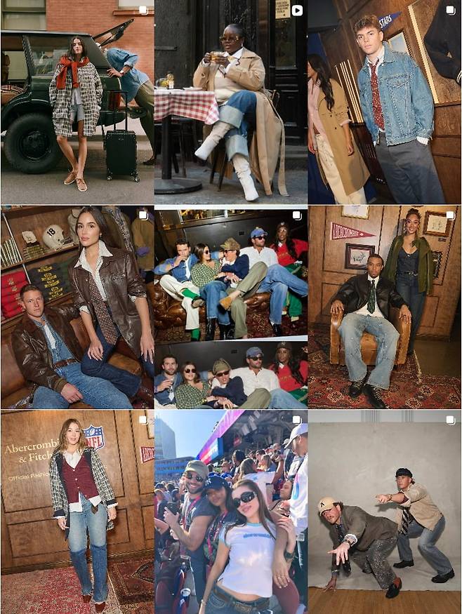 아베크롬비 관련 이미지. 사진=아베크롬비 공식 인스타그램