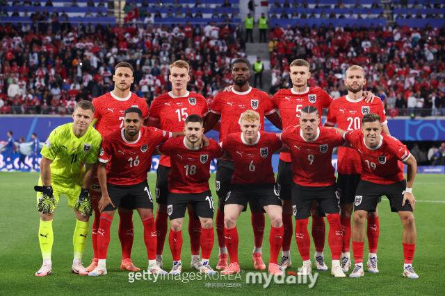 오스트리아 대표팀/게티이미지코리아