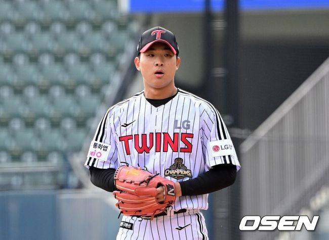 [OSEN=지형준 기자] LG 우강훈. 2026.03.24 /jpnews@osen.co.kr