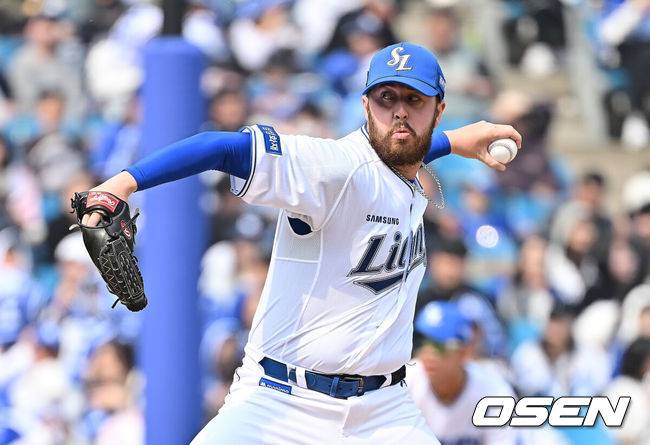 [OSEN=대구, 이석우 기자] 삼성 라이온즈 오러클린 112 2026.03.24 / foto0307@osen.co.kr