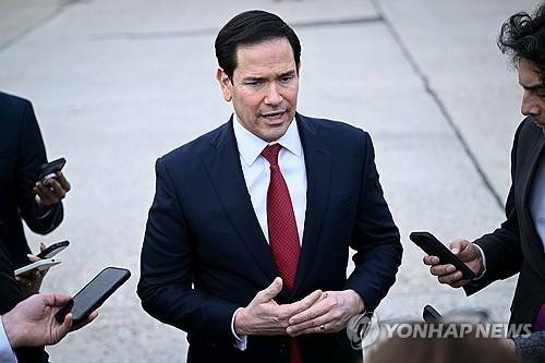 마코 루비오 미국 국무장관 [AP 연합뉴스 자료사진. 재판매 및 DB 금지]