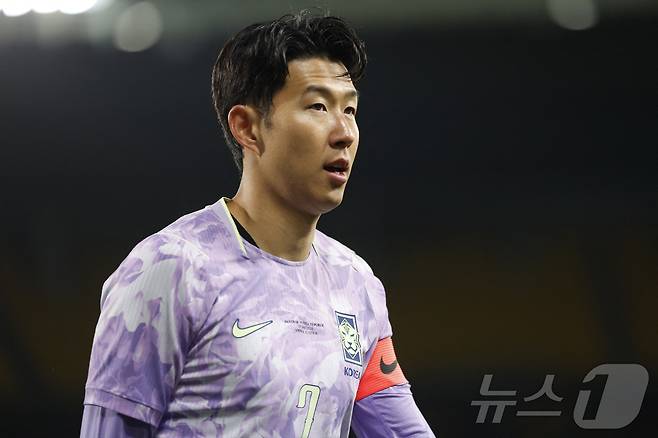 손흥민이 A매치 2연전을 무득점으로 마쳤다. ⓒ 로이터=뉴스1