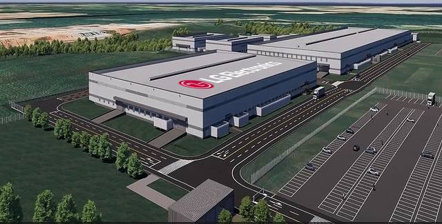 브라질 남부 파라나주(州)에 구축 중인 LG전자 신규 생산 공장의 조감도. LG전자 제공