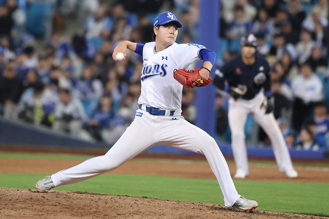 삼성 장찬희. 삼성 제공