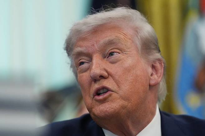 도널드 트럼프 미국 대통령. AP=연합뉴스