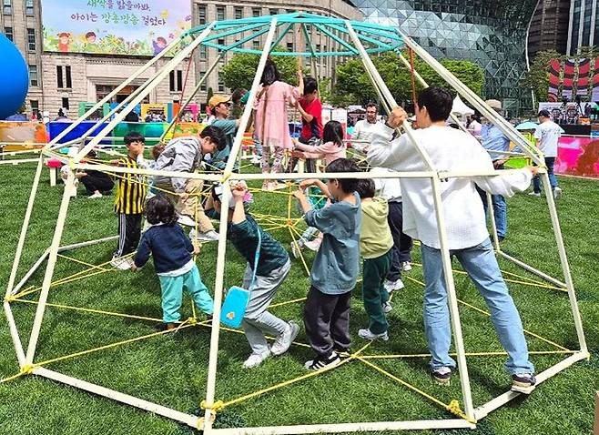 작년 '여기저기 서울형 키즈카페' 운영 모습 [서울시 제공. 재판매 및 DB 금지]